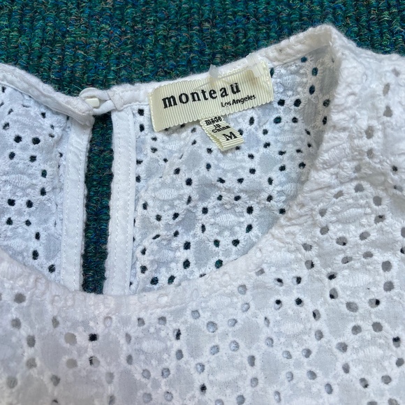 Monteau white blouse - Picture 2 of 2